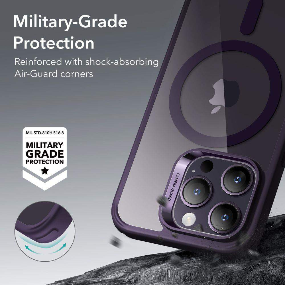 Husa iPhone 14 Pro Max - ESR CH HaloLock MagSafe Clear / Purple - Image 4
