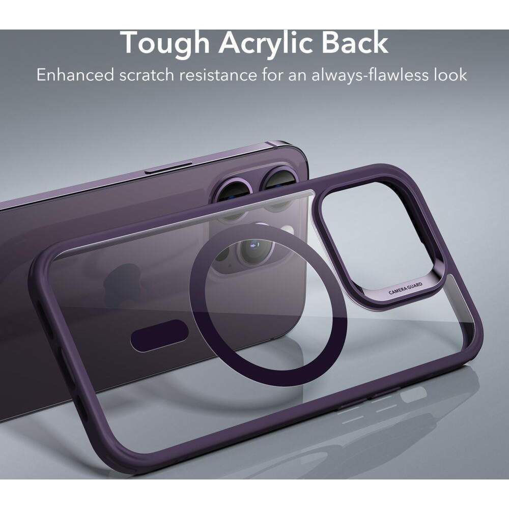 Husa iPhone 14 Pro Max - ESR CH HaloLock MagSafe Clear / Purple - Image 5