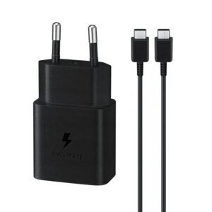 Incarcator Samsung tip C + cablu Type-C 15W - Negru